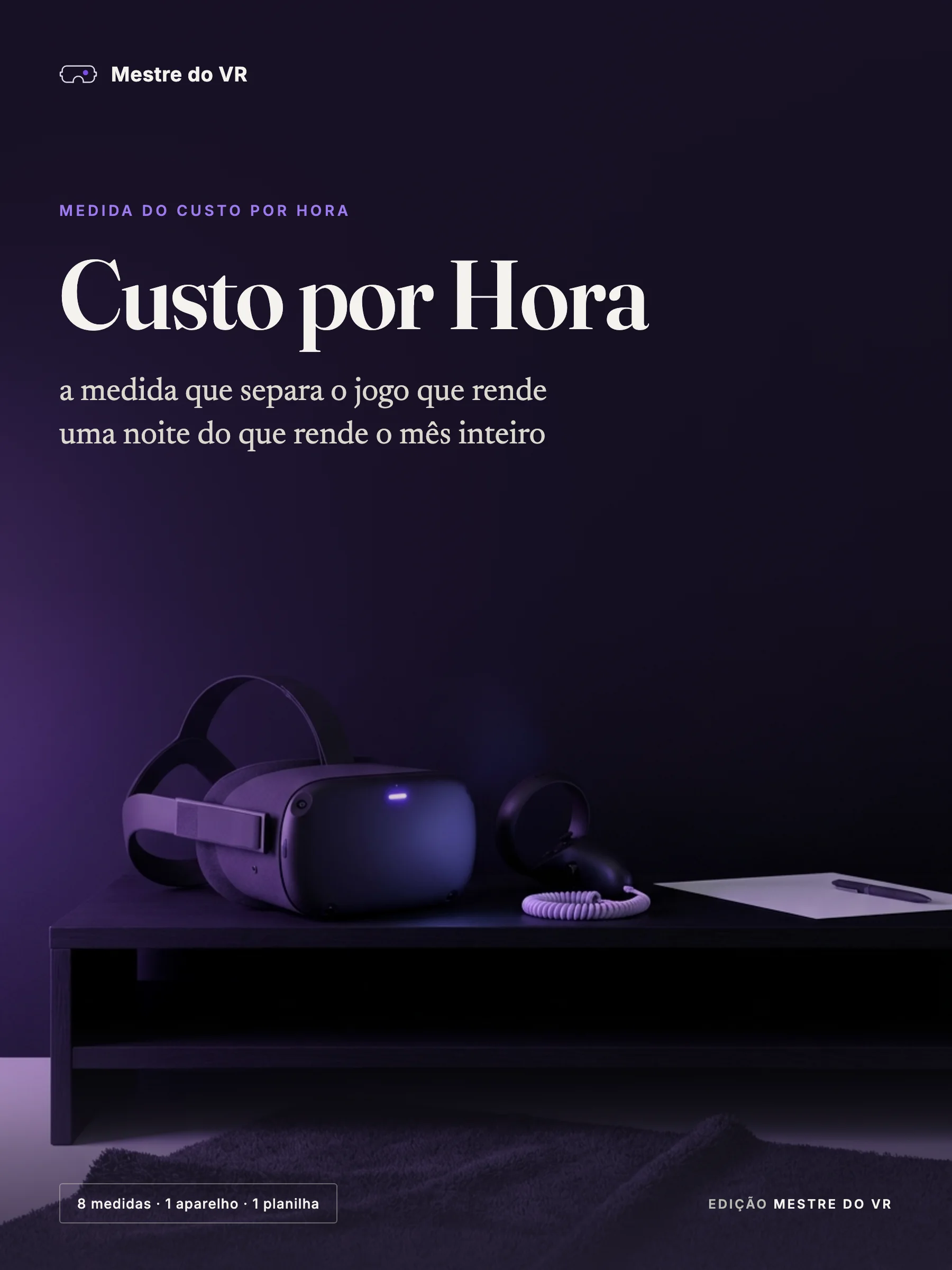 Capa do guia Custo por Hora